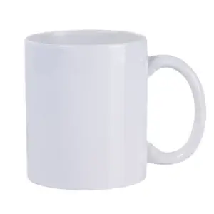 Caneca de cerâmica branca para sublimação - Importada